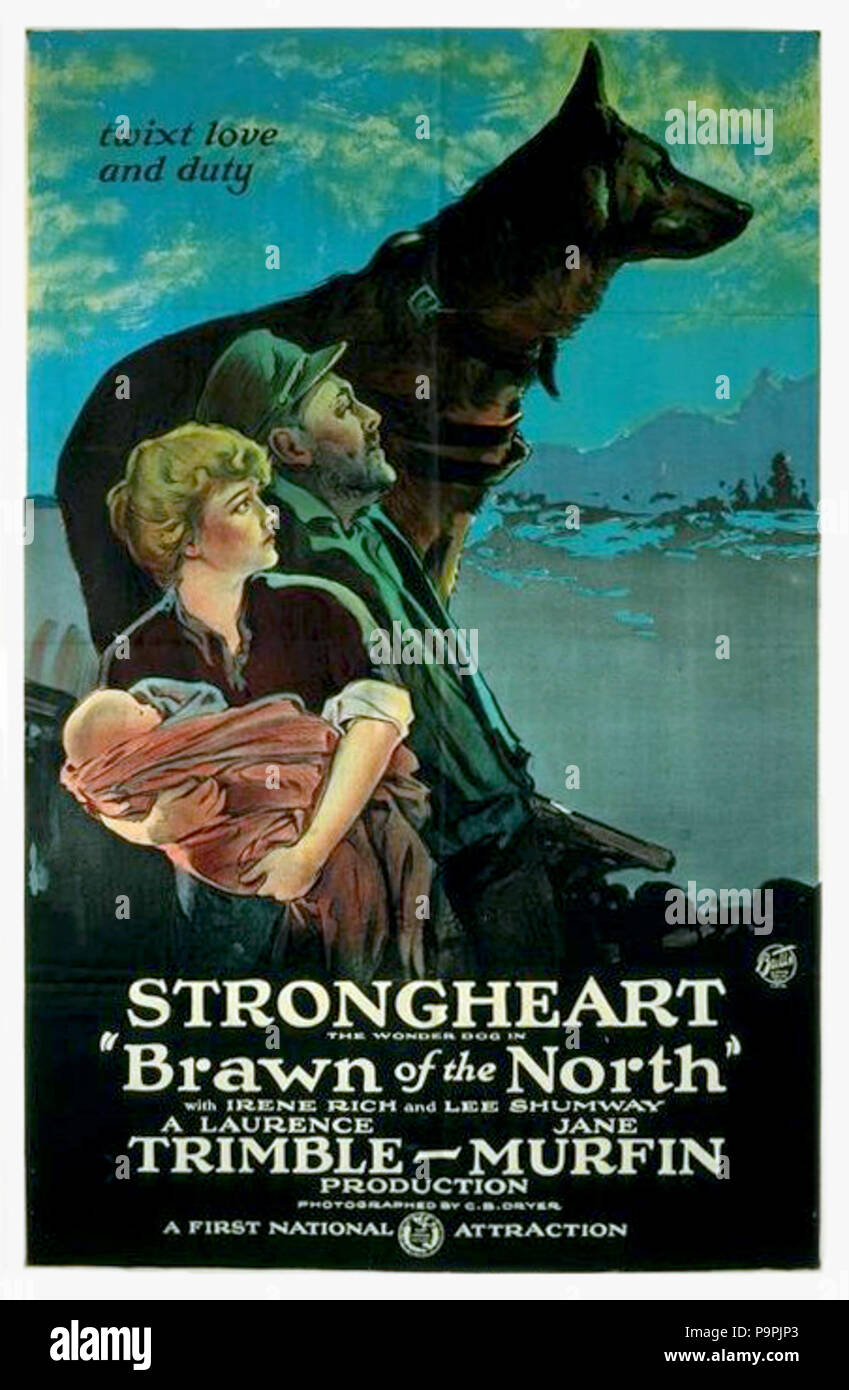232 Brawn-de-la-Nord-1922-Poster Banque D'Images