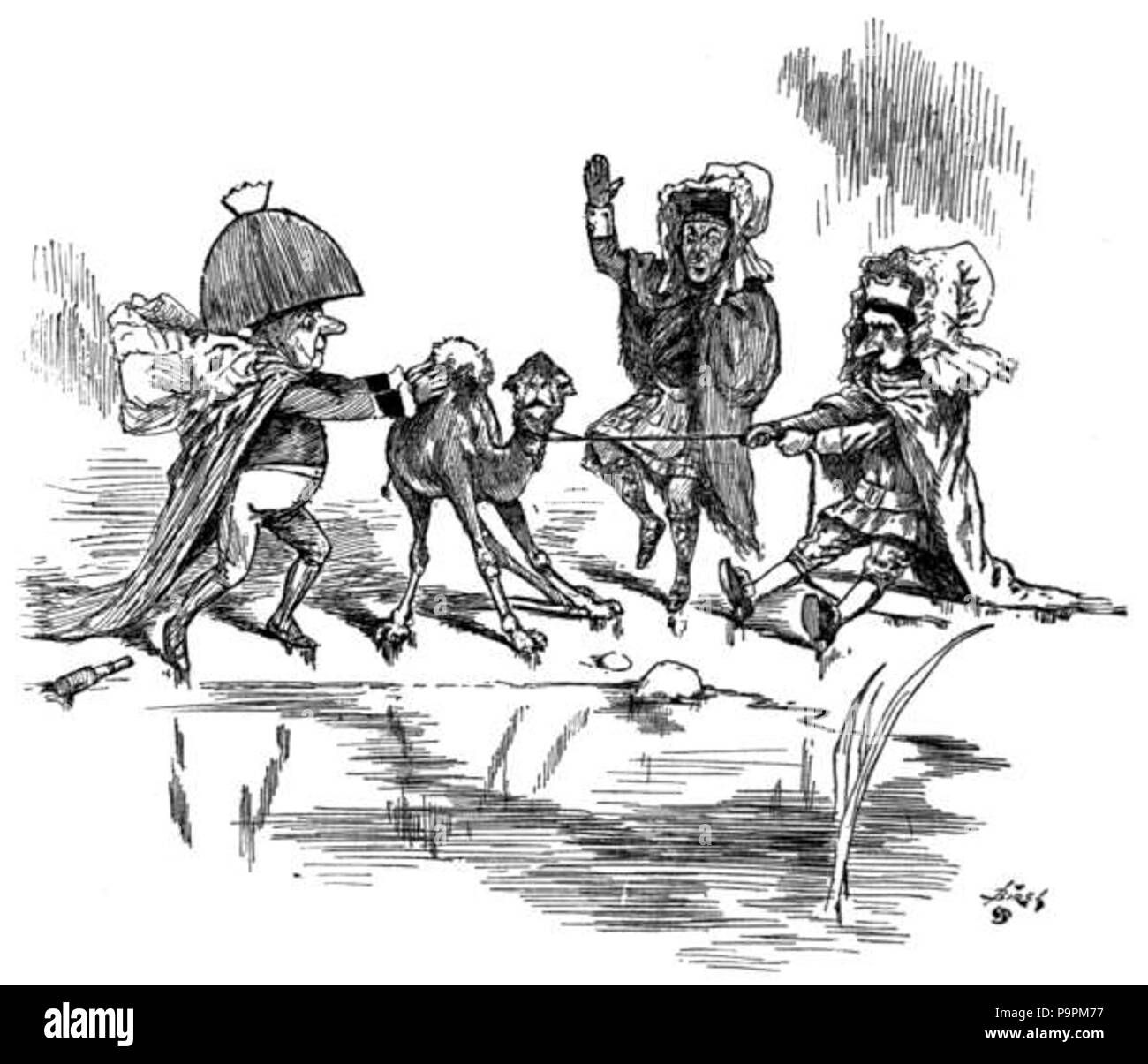 100 109-1 p Caravane Amiraux Banque D'Images