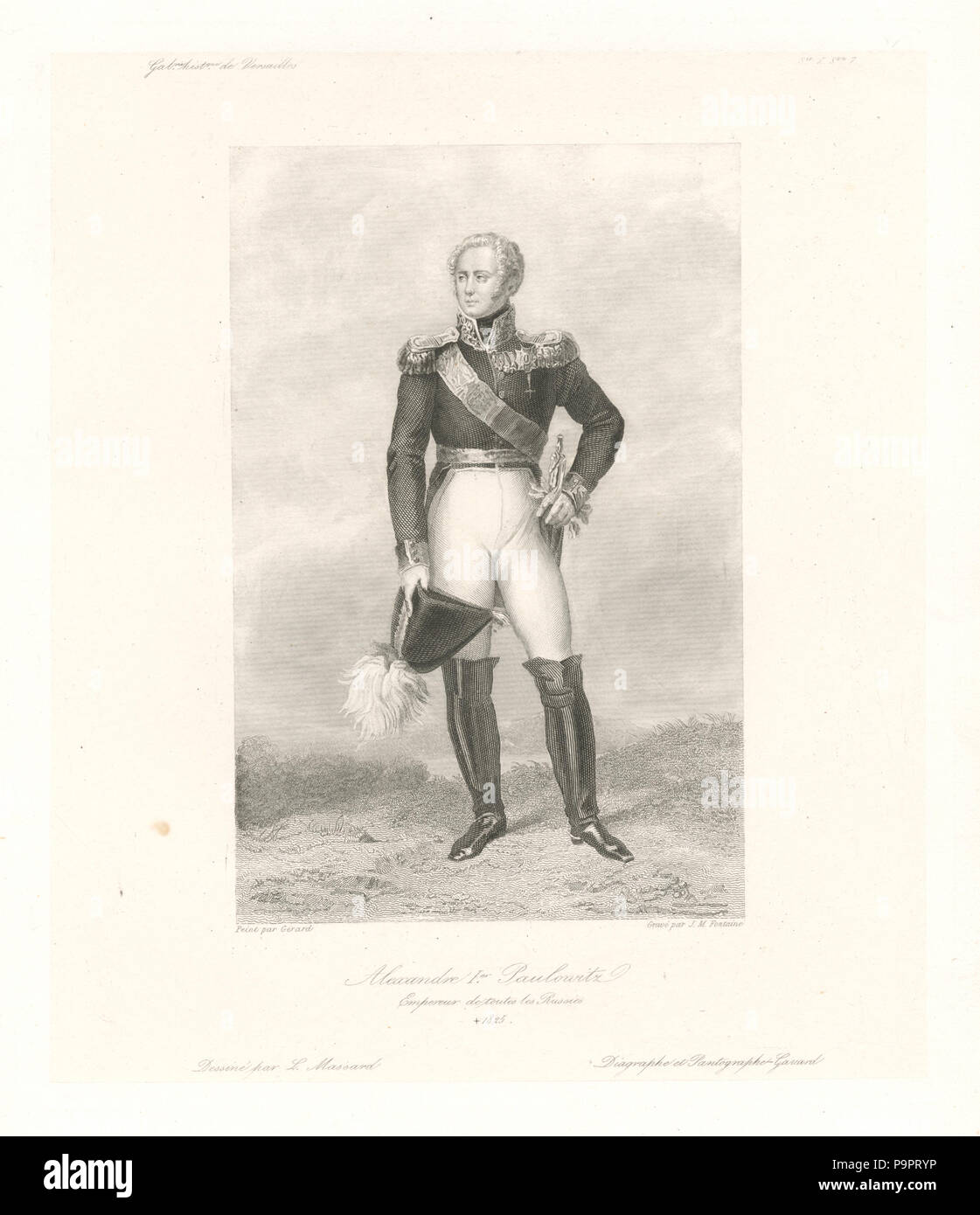 113 Alexandre Paulowitz Ier Empereur de toutes les Russies (NYPL b13050112-421111) Banque D'Images