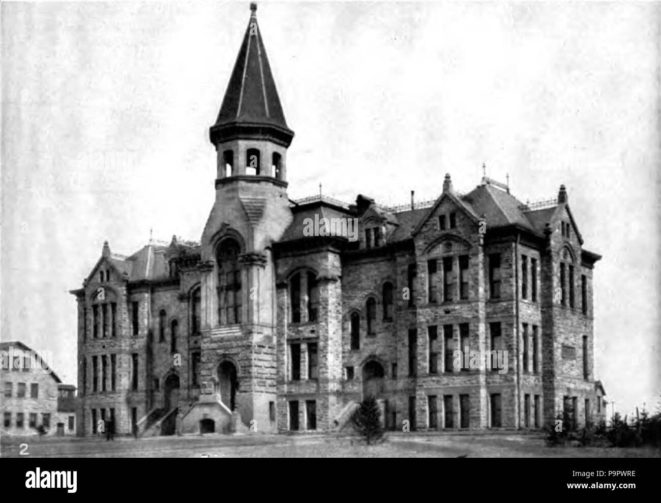 125 Americana 1920 de l'Université de Wyoming - Hall des langues Banque D'Images