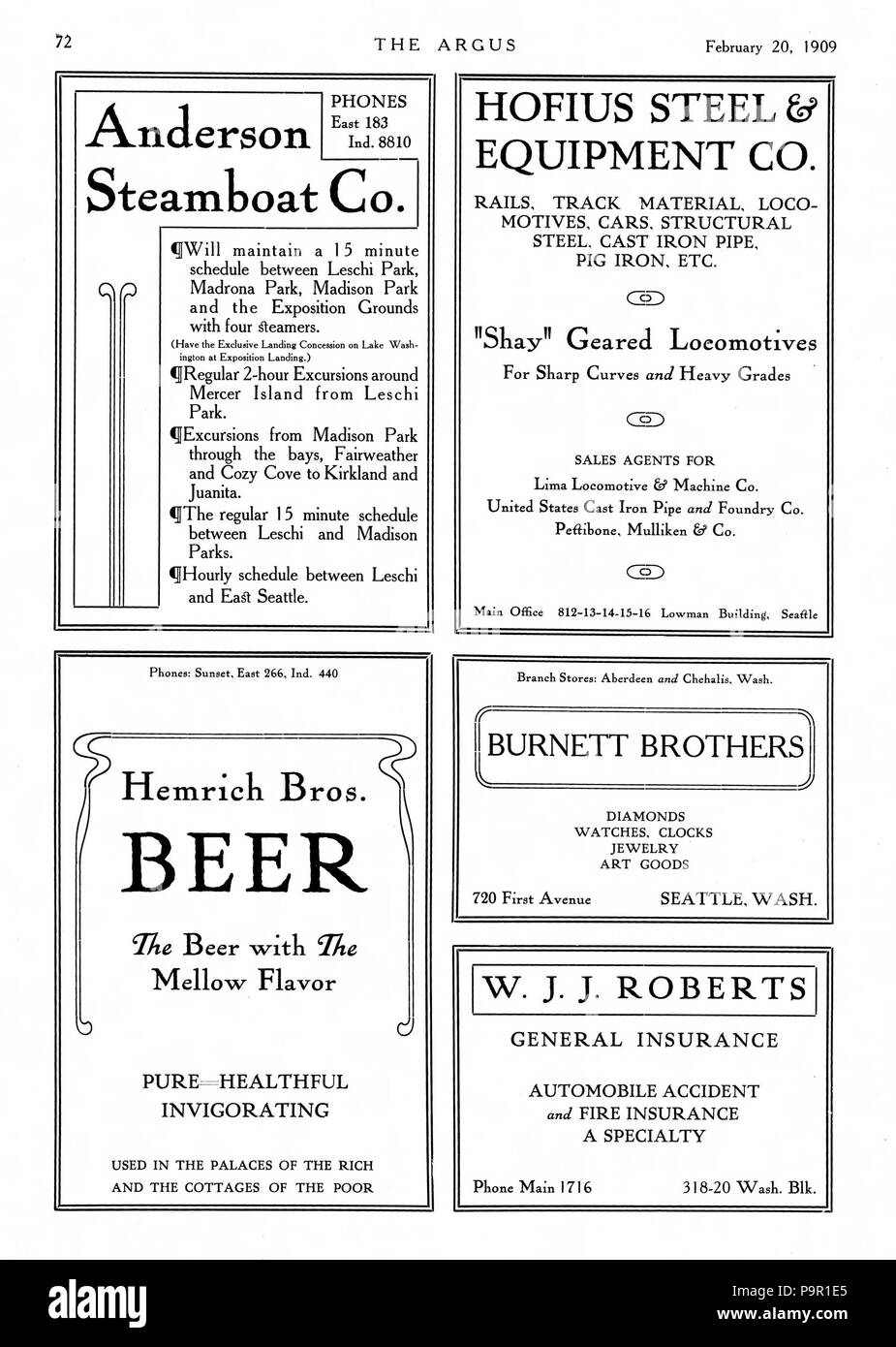 Argus 151 A.Y.P. - éd. - Page 72 Banque D'Images