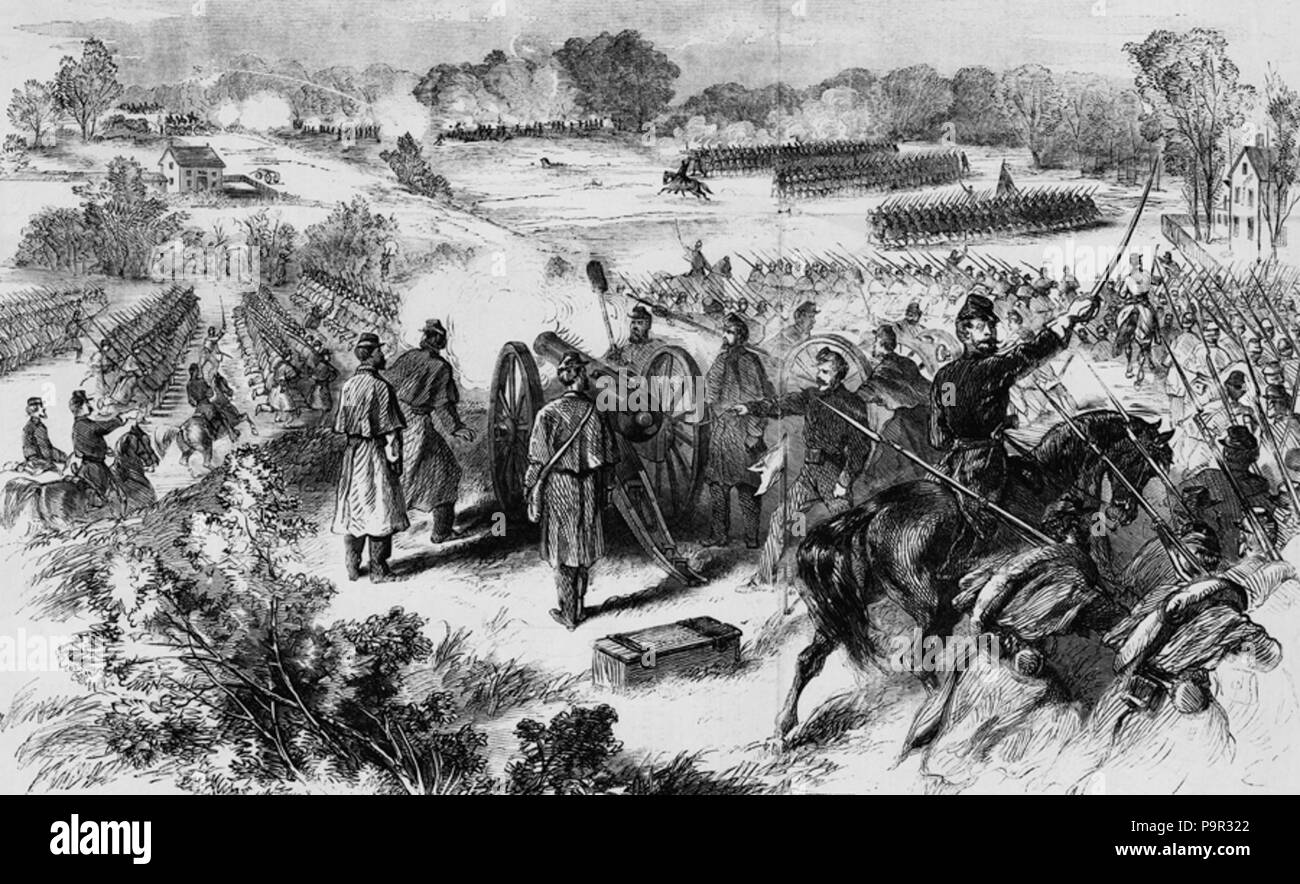 Bataille de dranesville Banque d'images noir et blanc Alamy
