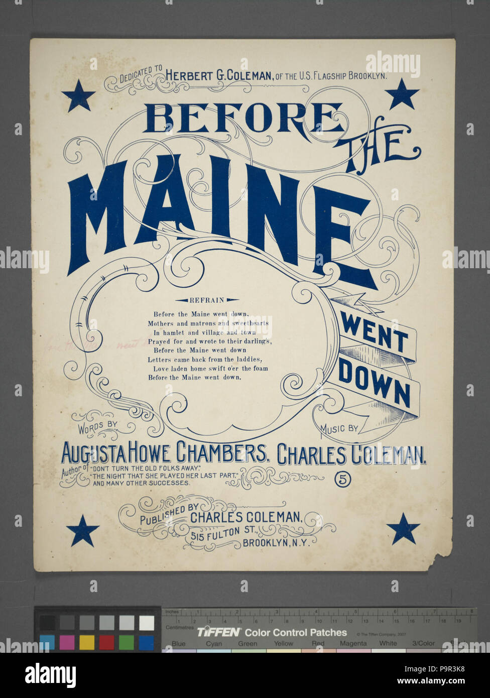 193 avant le Maine a baissé (NYPL)-610068-1255581 Hades Banque D'Images