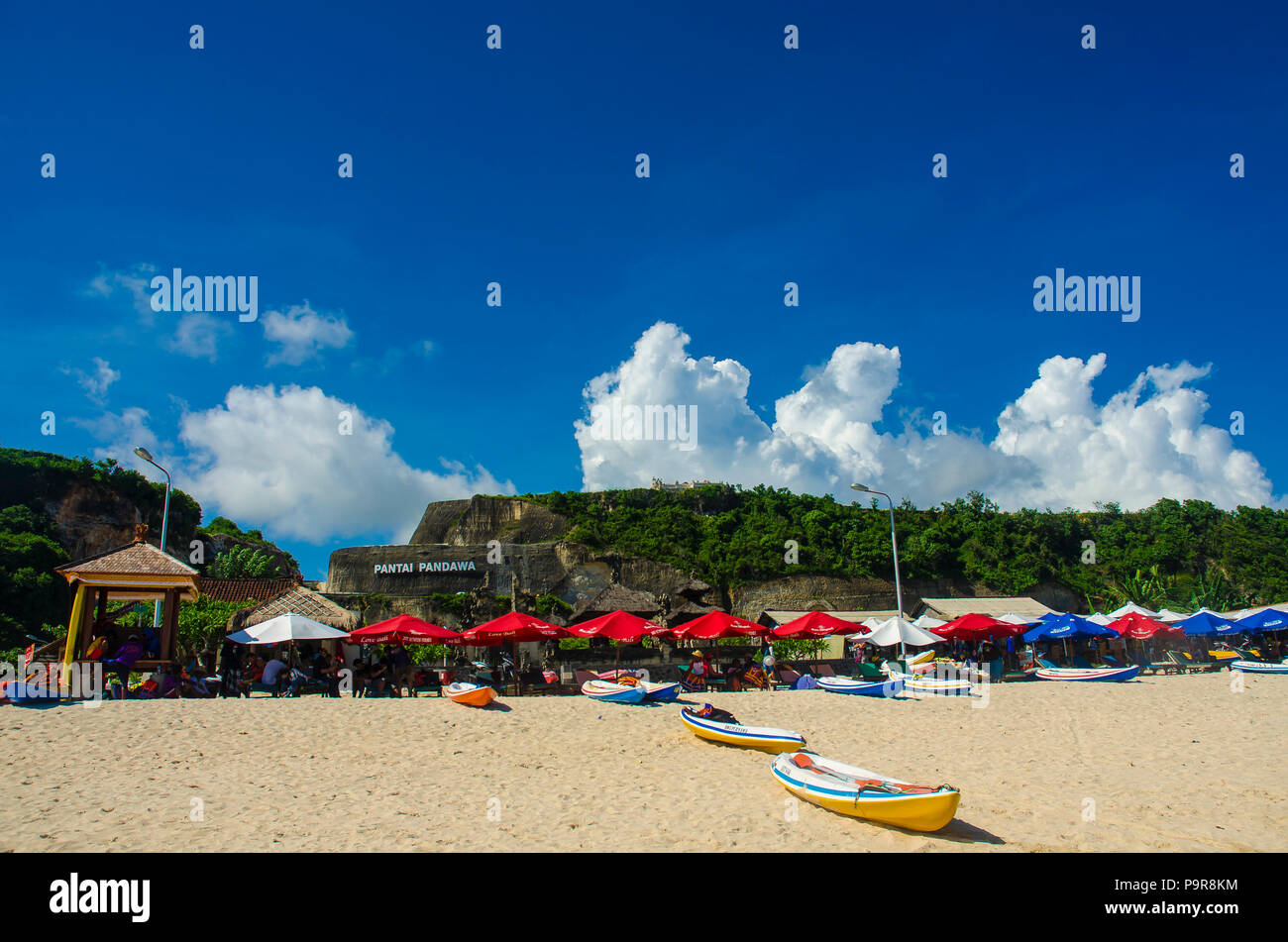 Pandawa Beach, Jimbaran, Bali Kuta Sud, Badung Banque D'Images