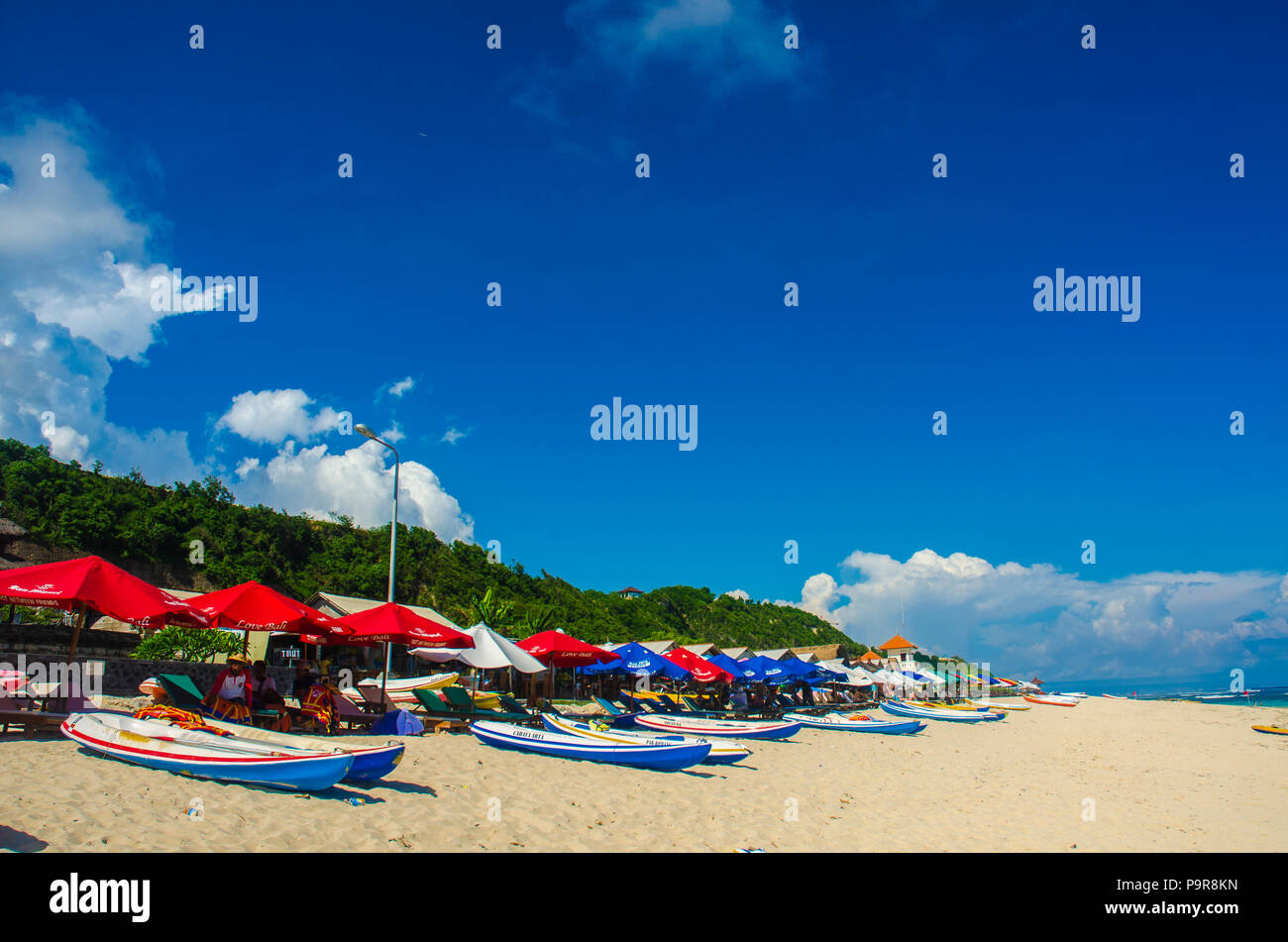 Pandawa Beach, Jimbaran, Bali Kuta Sud, Badung Banque D'Images
