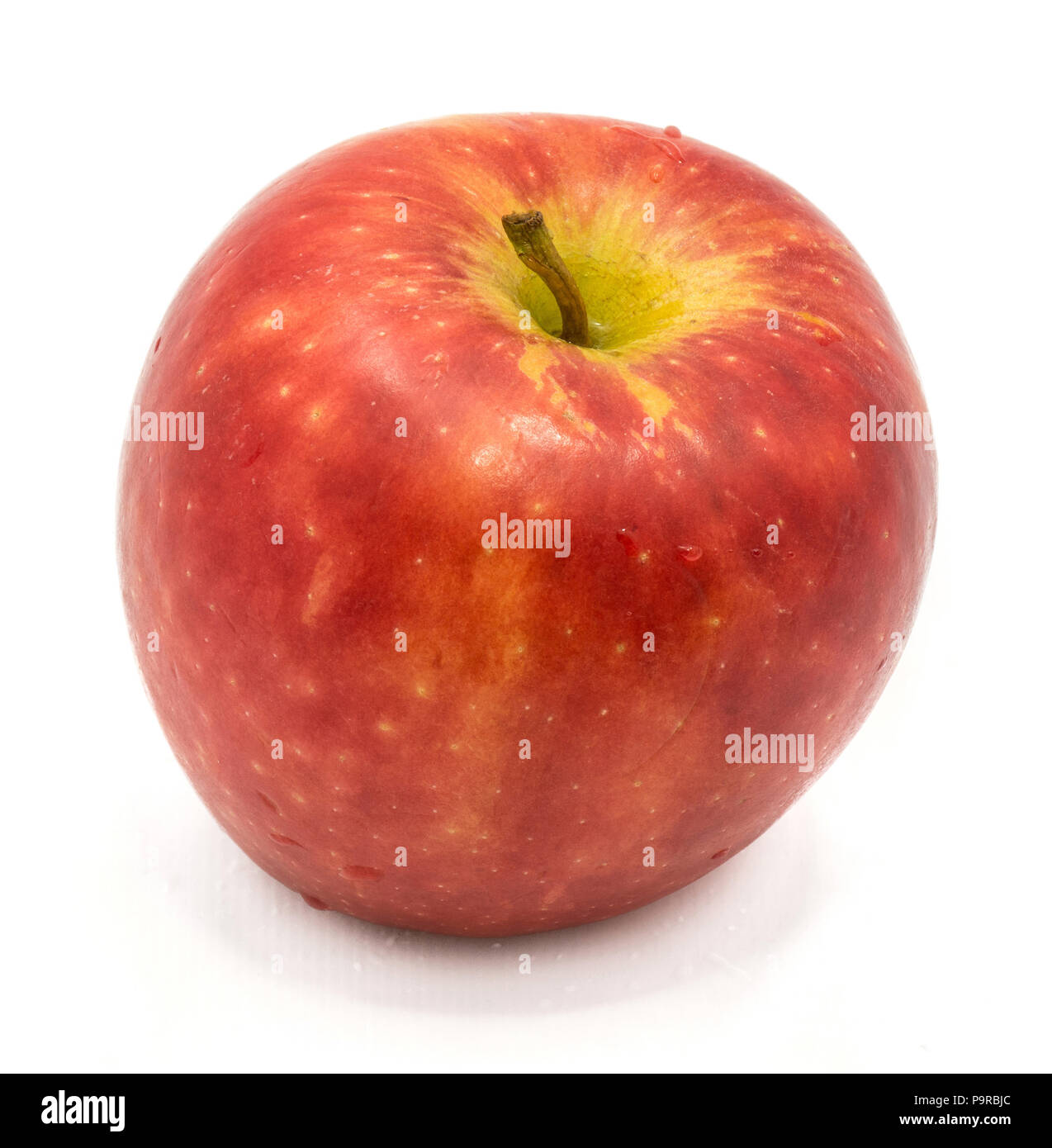 Un ensemble de la pomme Kanzi isolé sur fond blanc Banque D'Images