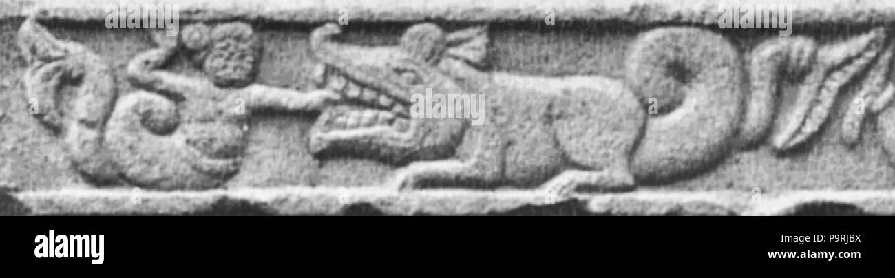 214 frise Bodh Gaya Banque D'Images