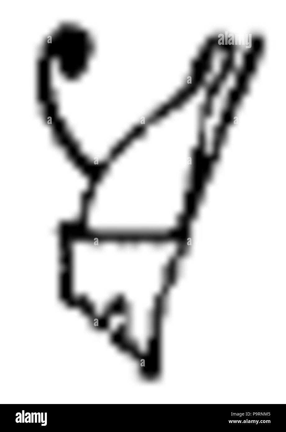 262 C +B-Egypt-Pictoglyph113 Banque D'Images