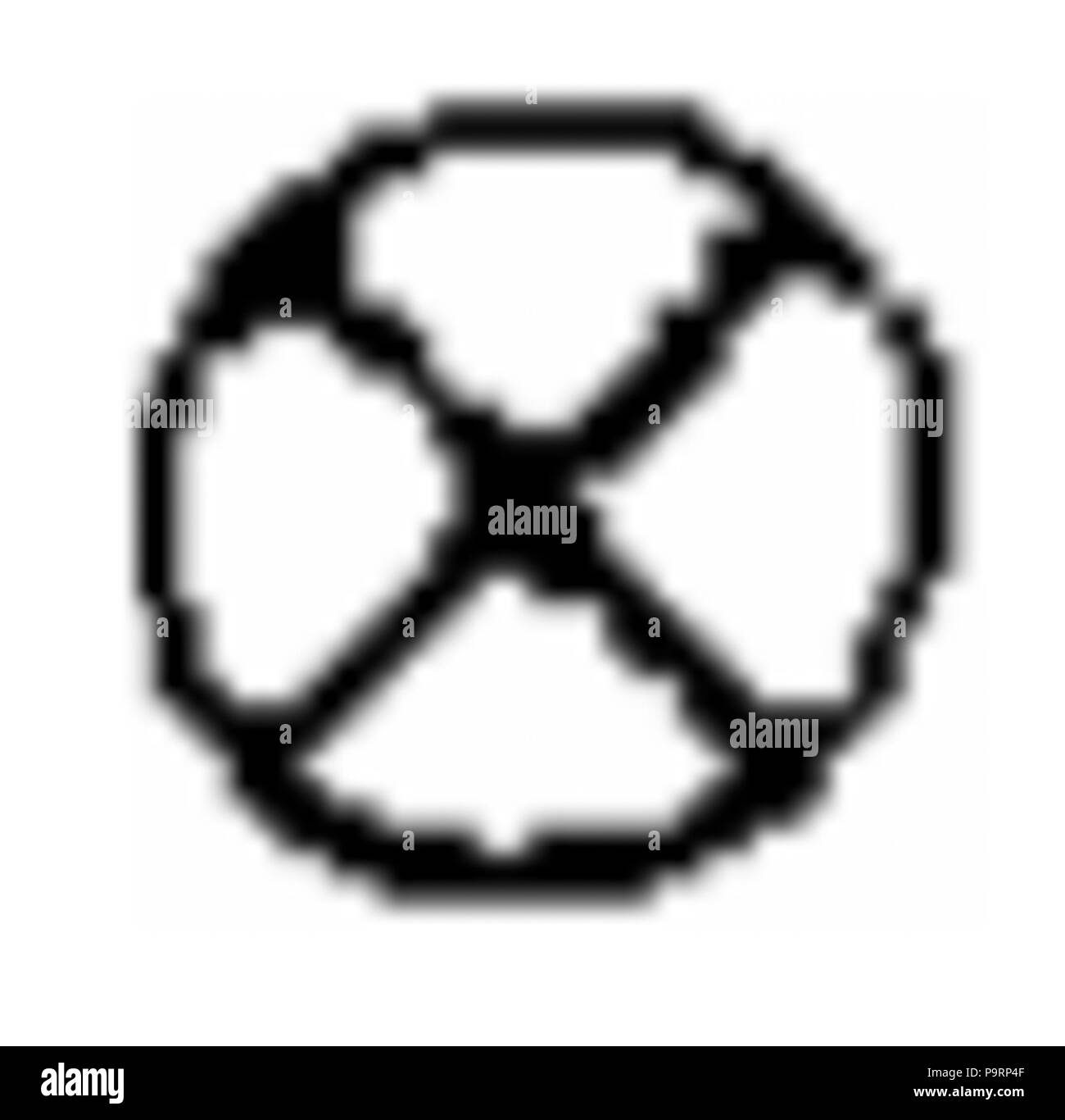 263 C +B-TextAndVersions-Glyph ProtoCanaaniteTaw-3 Banque D'Images