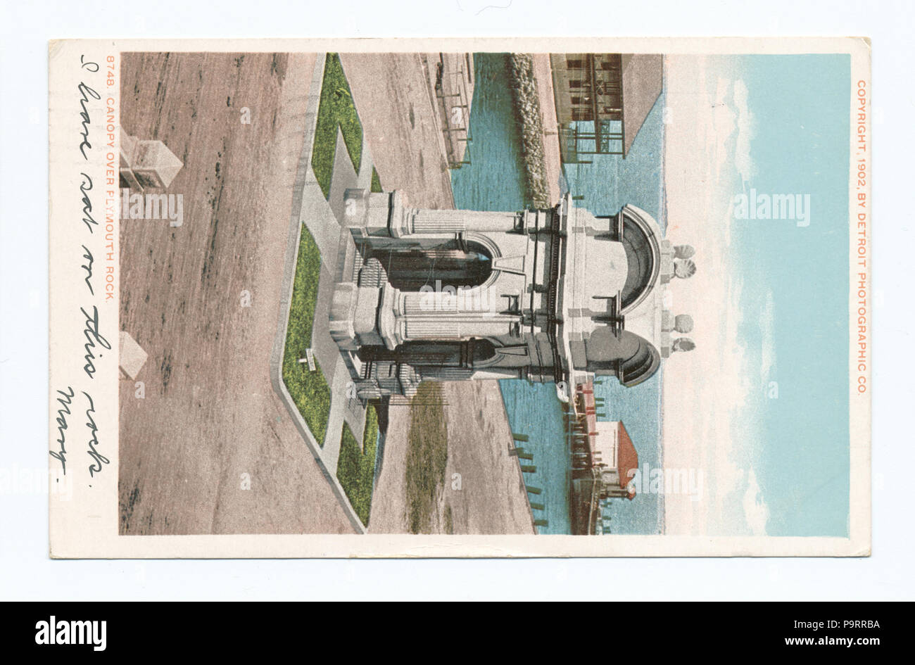 277 du couvert sur Plymouth, Plymouth Rock, de masse (NYPL b12647398-67983) Banque D'Images