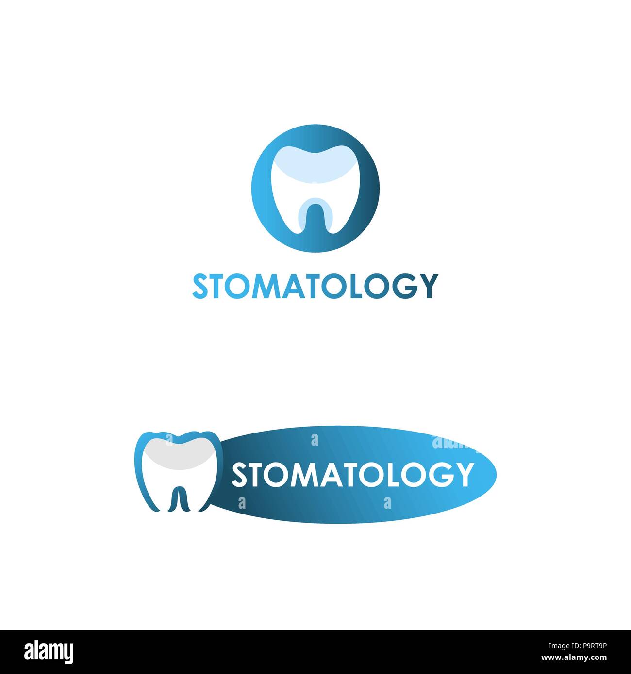 Dental logo design dentist logo Banque de photographies et d’images à