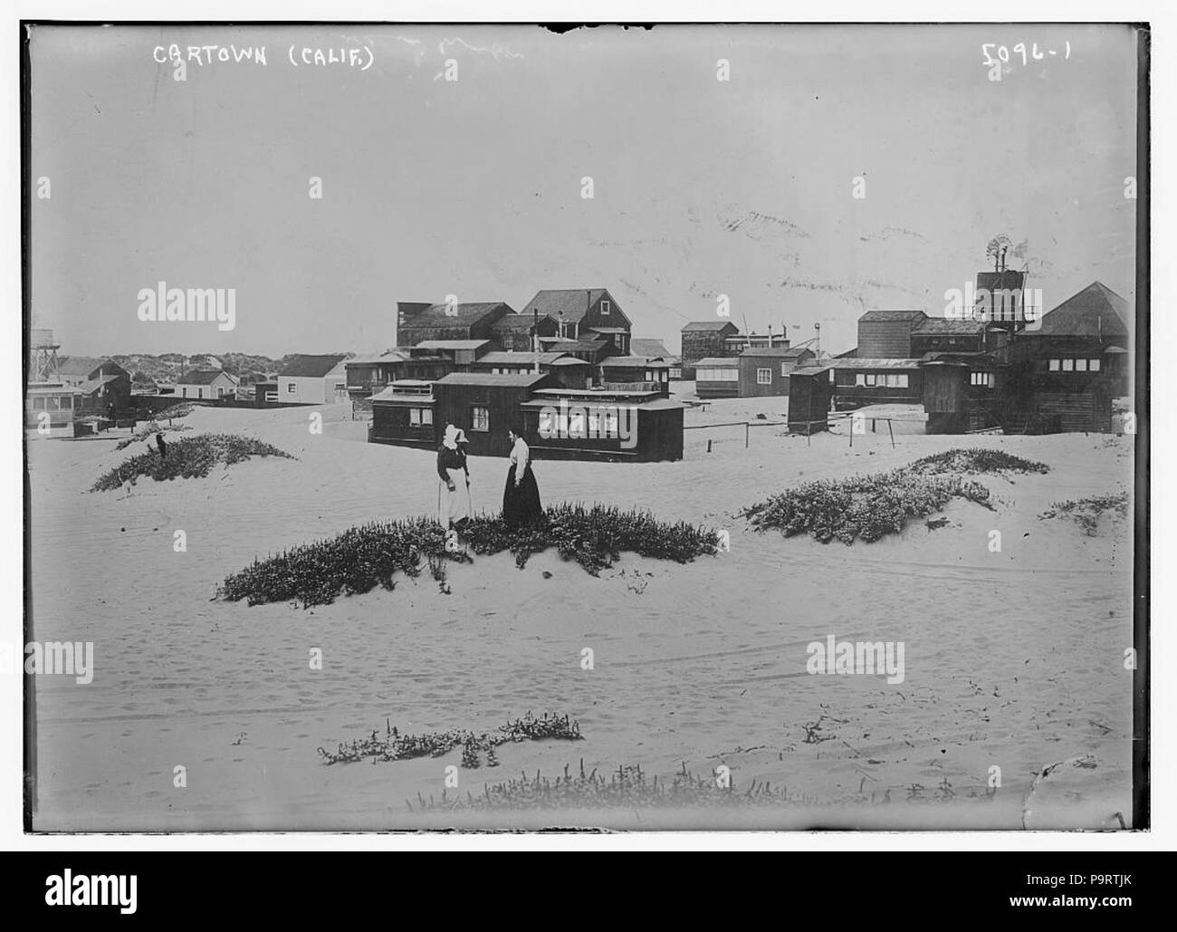 284 Carville, San Francisco en 1920 montrant la plage Banque D'Images