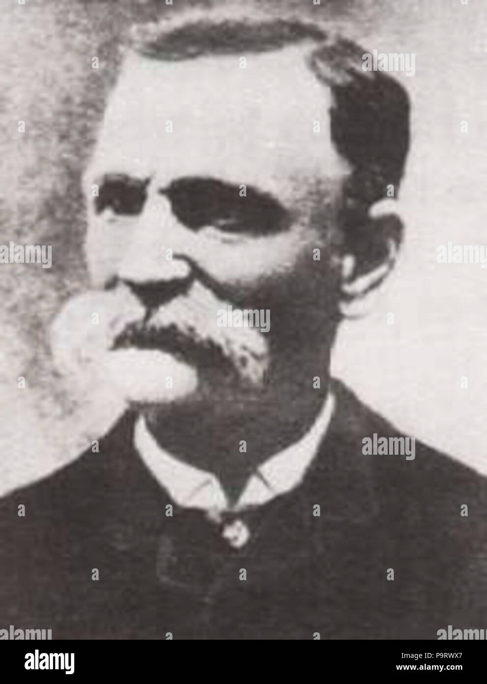 . Portrait de Charles Bolles, alias Black Bart, bandit qui attaquait les diligences . 1917 ou avant 300 CharlesBolles Banque D'Images