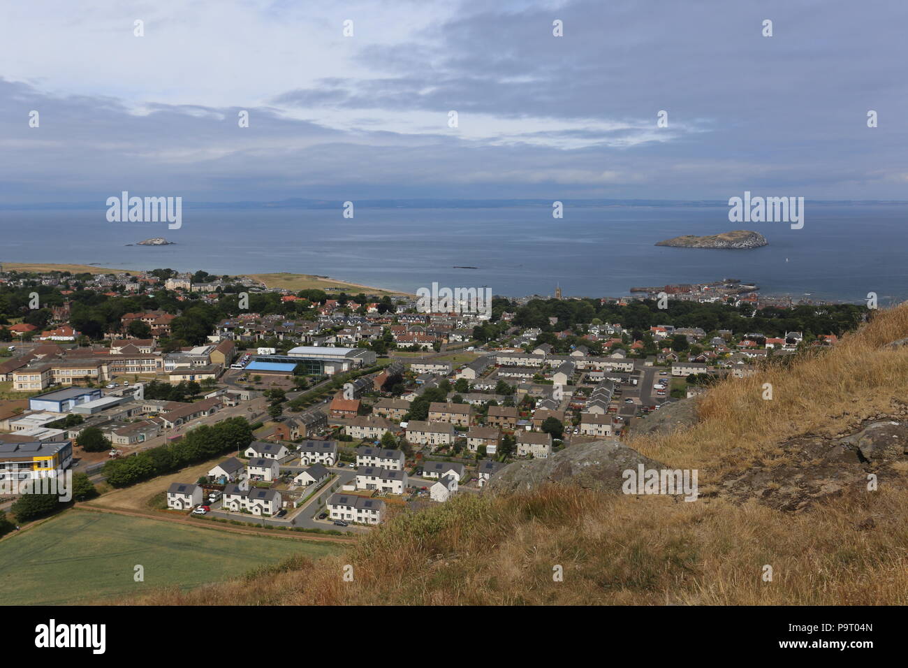 Portrait de North Berwick de North Berwick Law Ecosse Juillet 2018 Banque D'Images