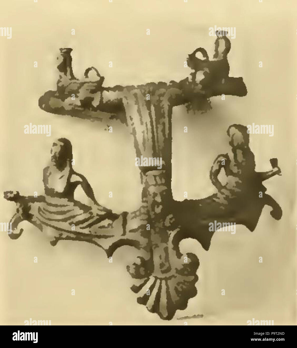 250 Poignée Bronze, Metropolitan Museum of Art, n° 06,1093 Banque D'Images