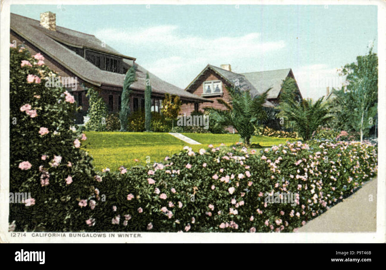 267 Bungalows de Californie en hiver (NPAR) 260 Banque D'Images