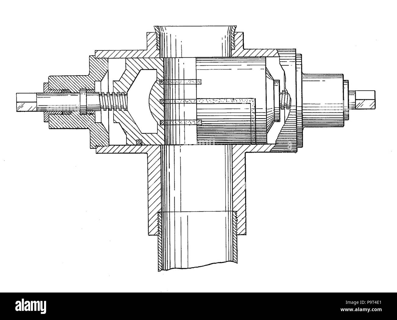 268 Cameron Ram-type d'obturation de puits (1922) Banque D'Images
