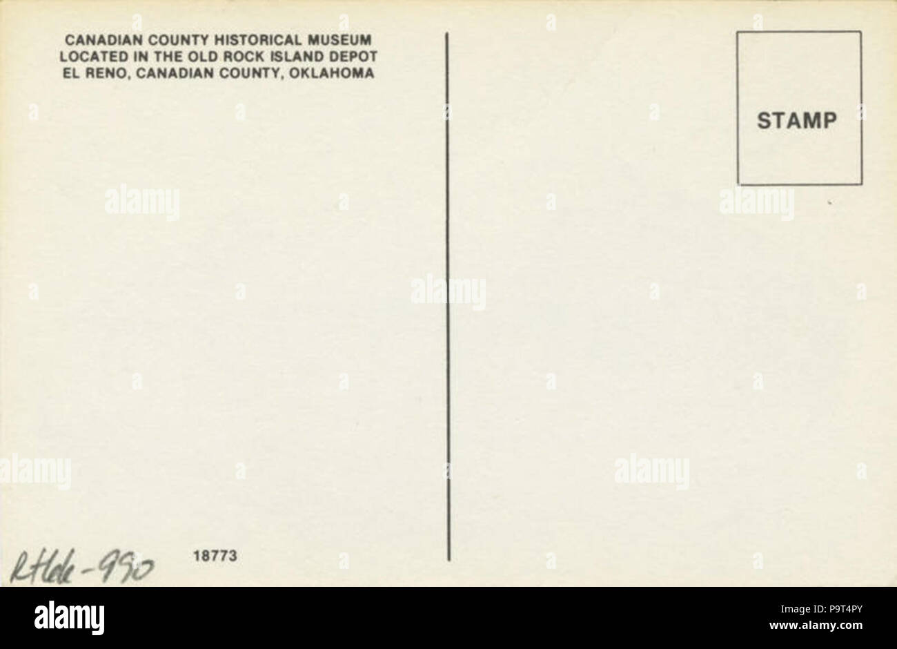 272 Canadian County Historical Museum, Old Rock Island Depot (NPAR) 437099 Banque D'Images