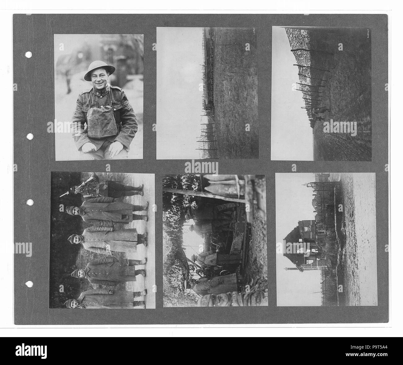 275 photographies de guerre officiel canadien (BL l.r.233.b.57.v3 f063r) Banque D'Images