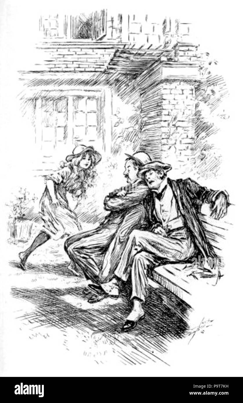 295 Ch 6--Pollyooly heureux Banque D'Images