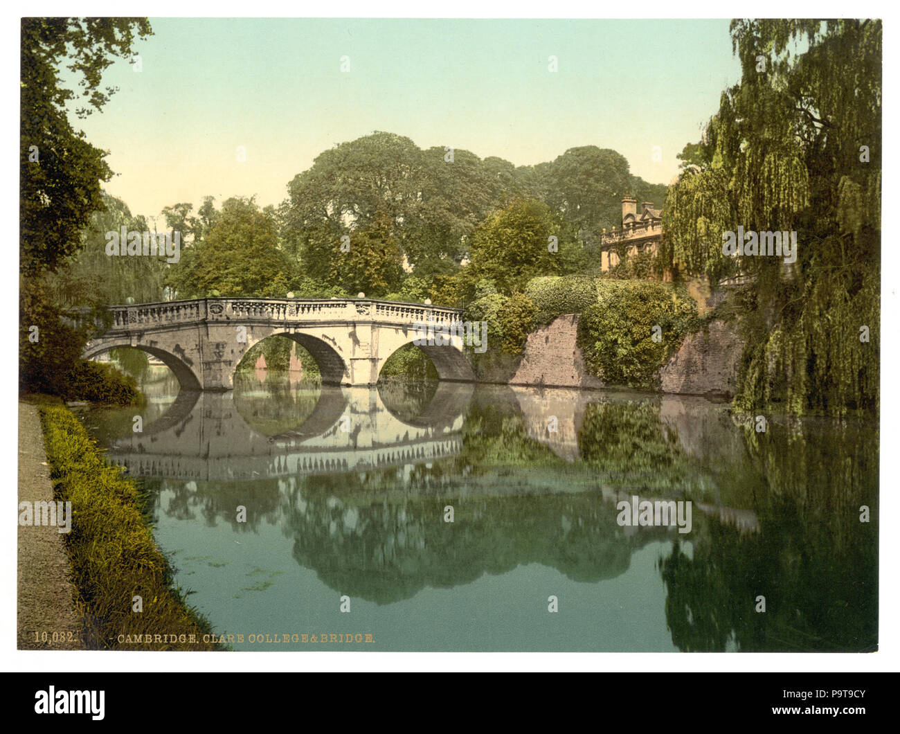 317 Clare College et le pont, Cambridge, Angleterre-RCAC2002696453 Banque D'Images