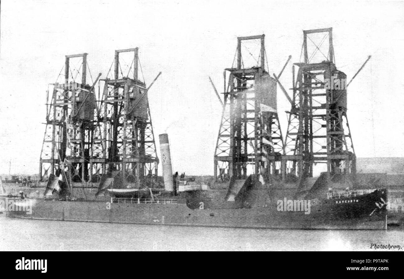 Charbon 326 staithes, Penarth Dock (Magazine de fer, 100, octobre 1905) Banque D'Images