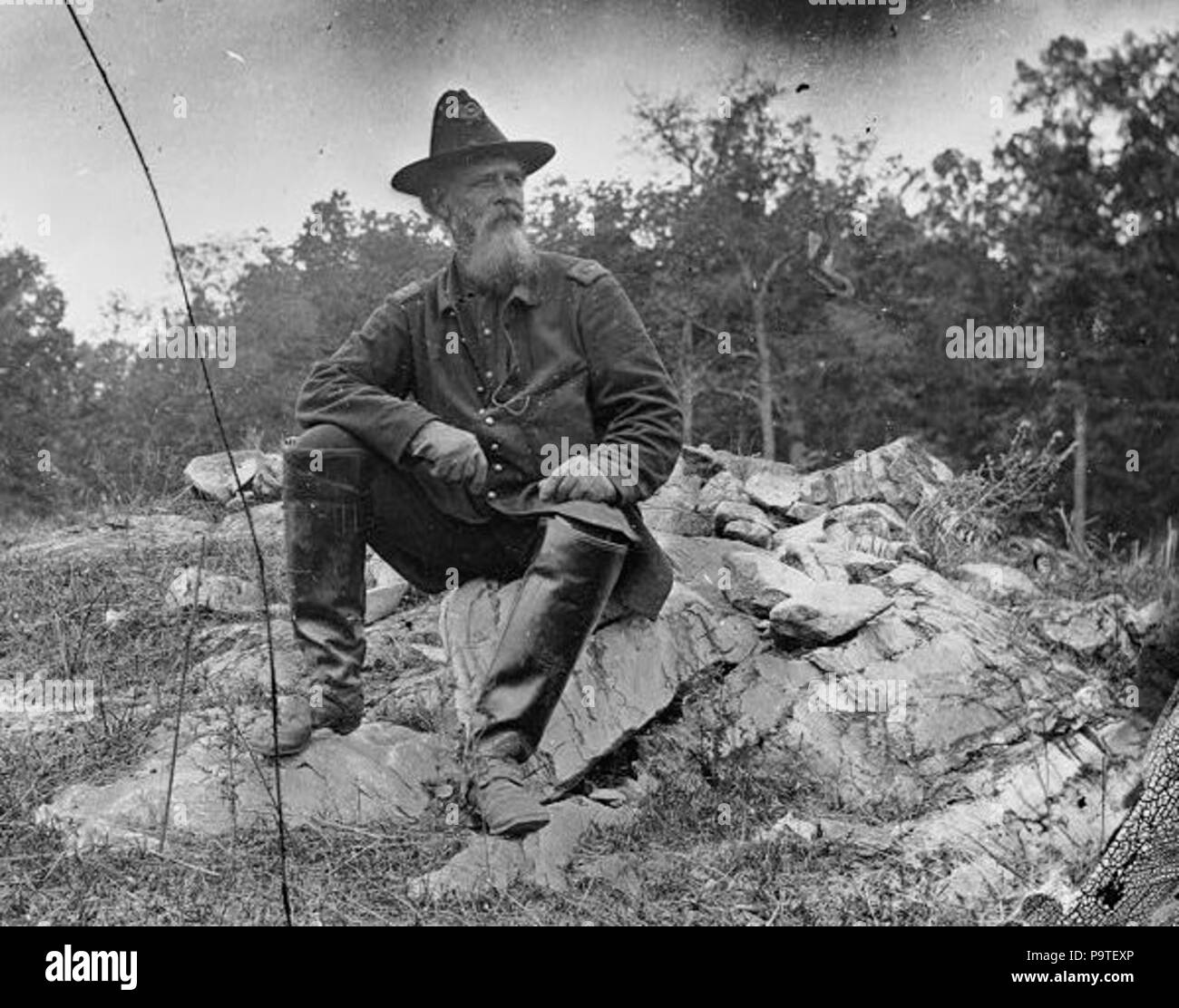 333 Le colonel Turner G. Morehead à Antietam, Septembre 1862 Banque D'Images