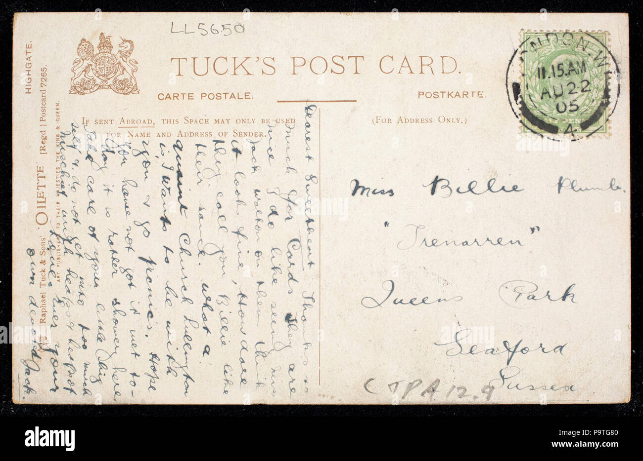 350 coin de terrain de cricket, Highgate Woods. Npar (441649) Banque D'Images