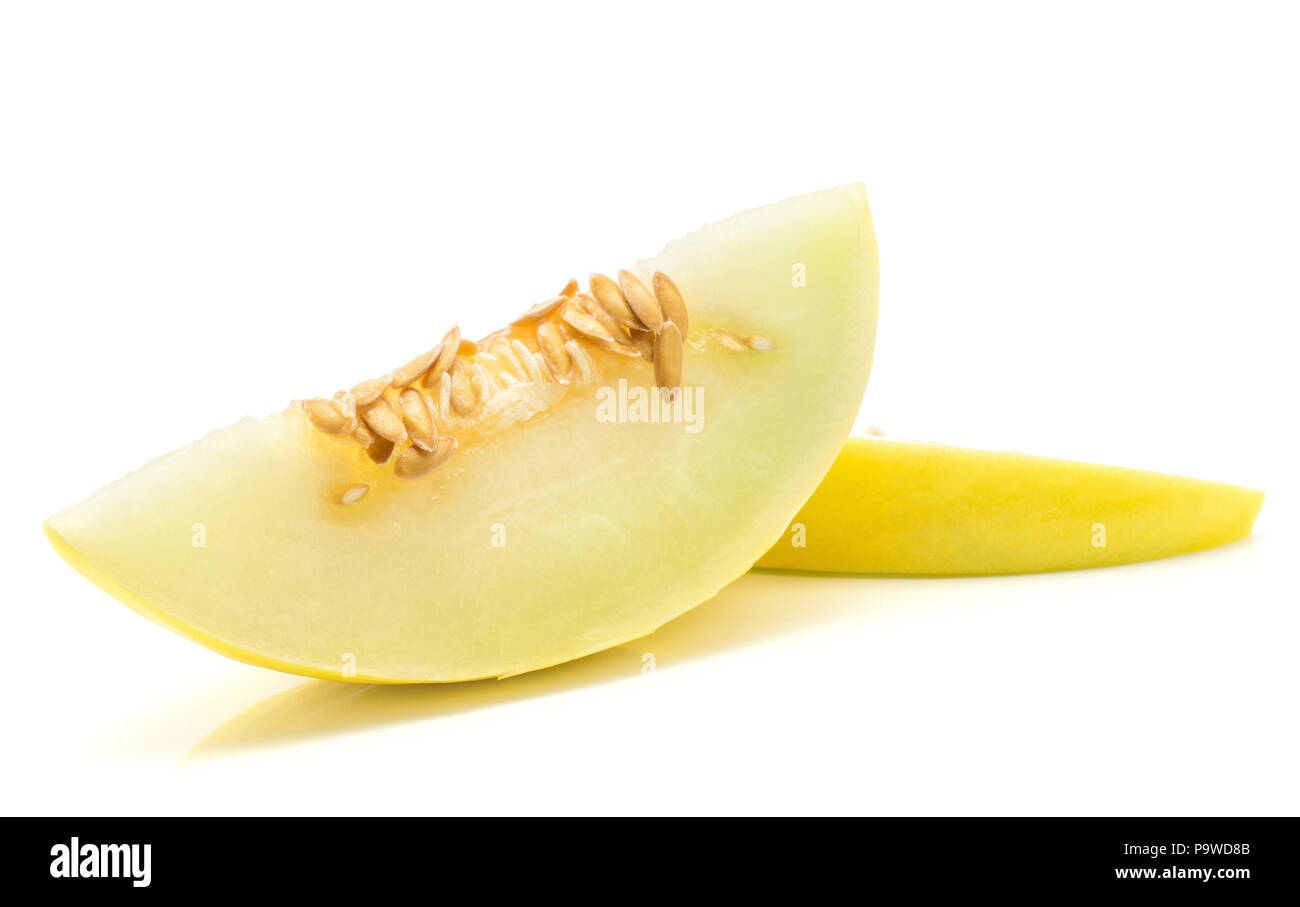 Melon jaune canari Banque d'images détourées Alamy
