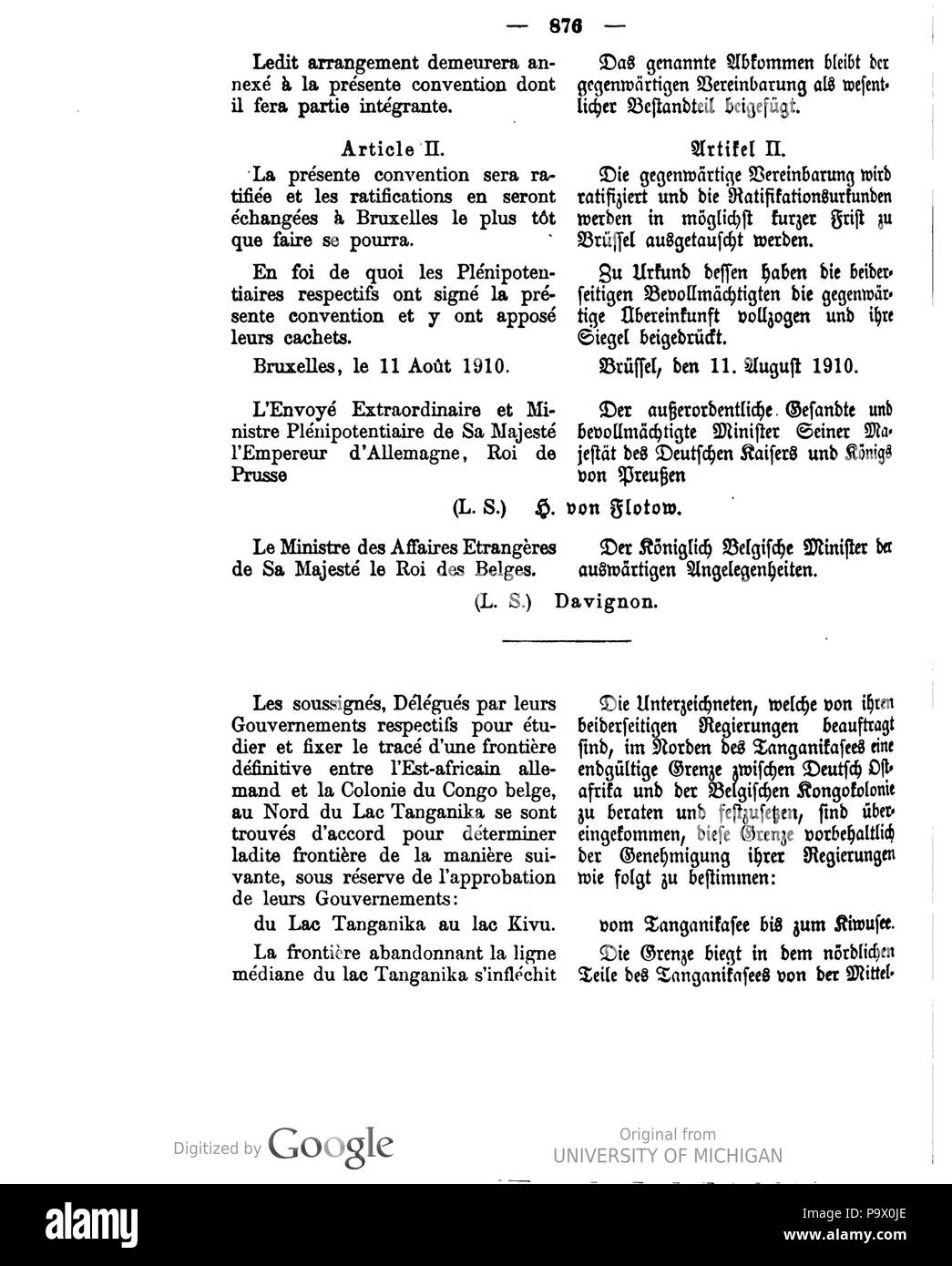 445 047 0876 Reichsgesetzblatt 1911 Deutsches Banque D'Images