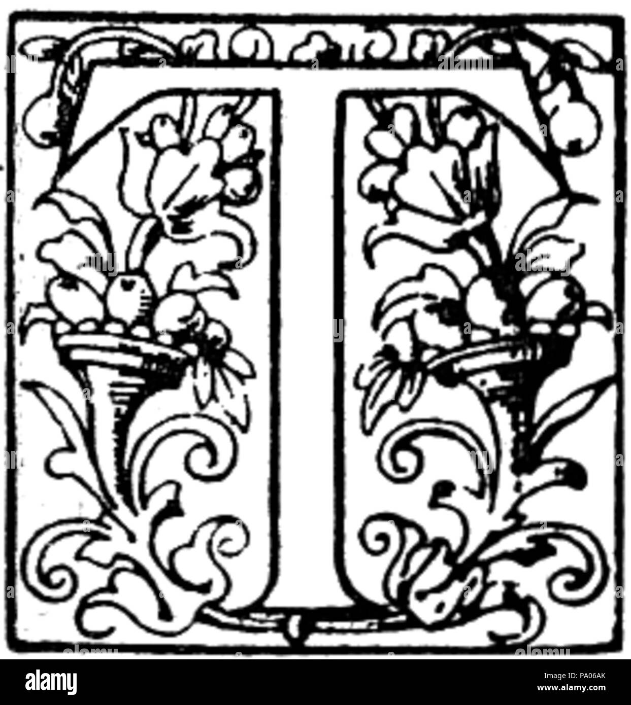 593 Dropcap illus T--Le Strand Magazine, vol 1, no 1 Banque D'Images