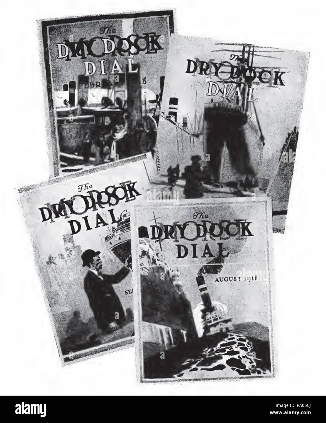 593 Dry Dock couvre directe Banque D'Images