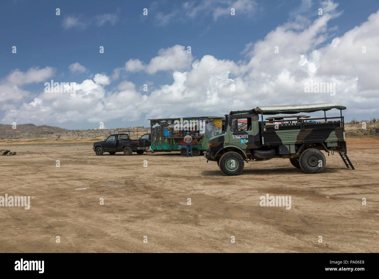 La Mine d'or de Bushiribana - un site historique et culturel national, Aruba, Antilles Banque D'Images