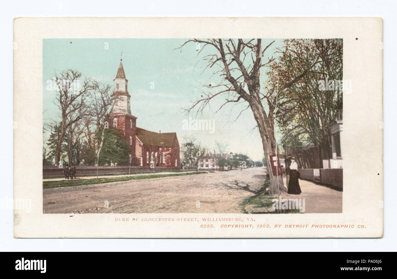 594 Duc de Gloucester St., Williamsburg, Virginie (NYPL b12647398-62717) Banque D'Images
