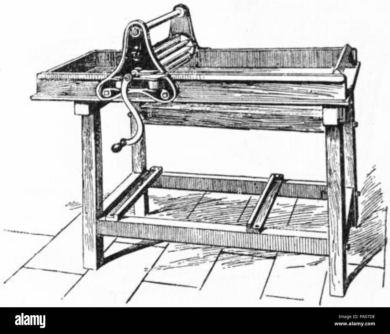 603 EB1911 Dairy - Fig. 16.-Butter-Worker Banque D'Images
