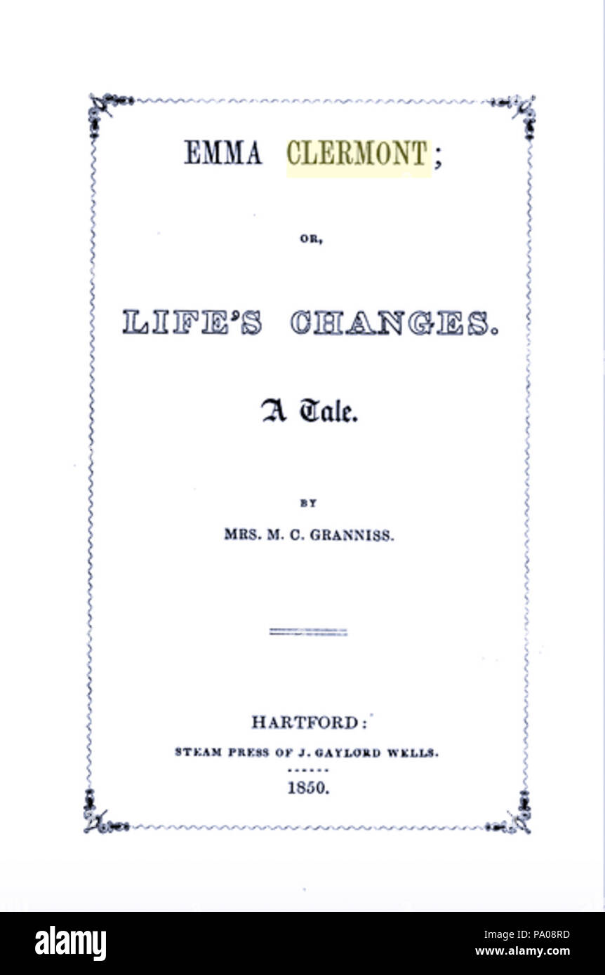 619 Emma Clermont (1850) Banque D'Images