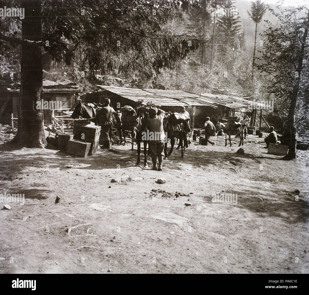 652 Première Guerre mondiale, l'Fortepan 92432 Banque D'Images