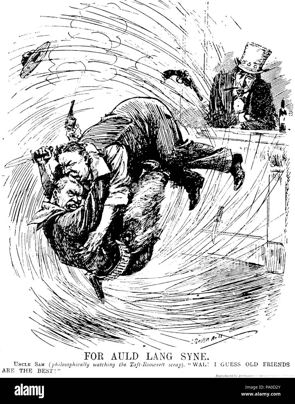 660 Pour Auld Lang Syne - Leonard Raven-Hill Banque D'Images