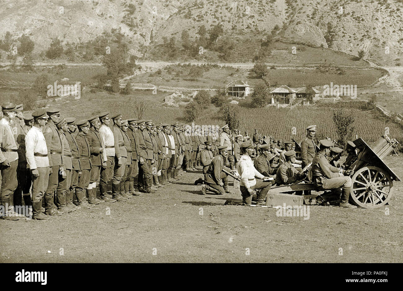 692 Gebirgsgeschütz Skoda 15cm Banque D'Images