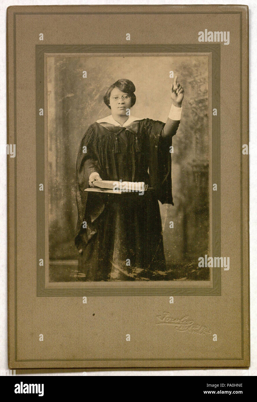 598 début du 20e siècle figure religieuse afro-américaine Banque D'Images