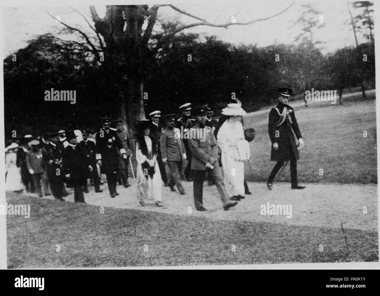 609 Edward VIII au Japon 1922 ndl Shinjuku Gyoen 96772944 Banque D'Images