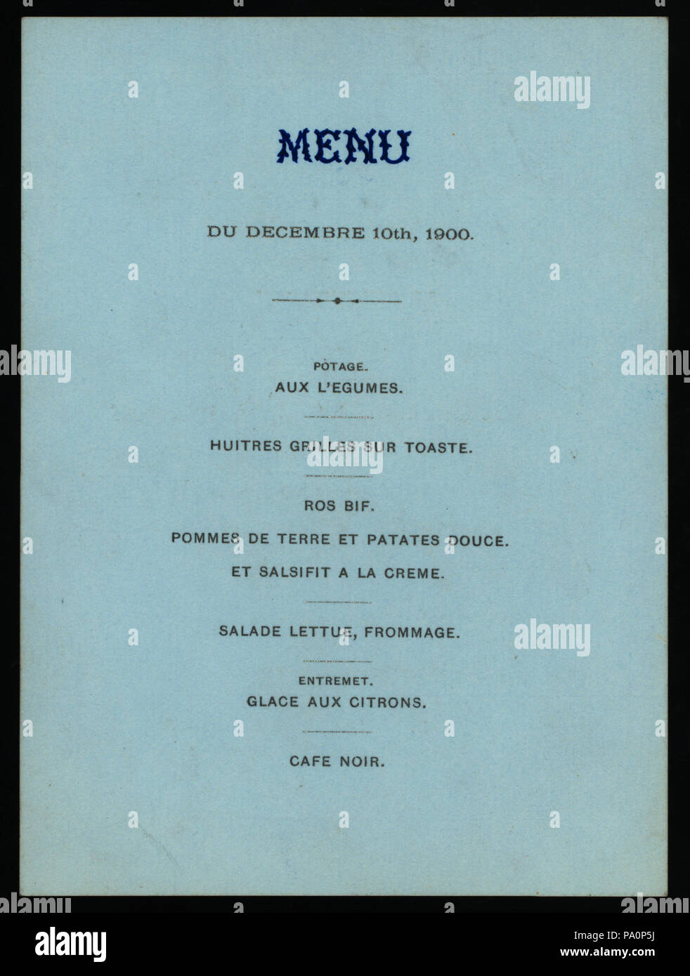 Le dîner (567) détenues par UNITED STATES NAVY (at) "US KEARSARGE PHARE DE L'ATLANTIQUE NORD,gare,FORTRESS MONROE,VA" (SS ;) (NYPL Hadès-275162-476261) Banque D'Images