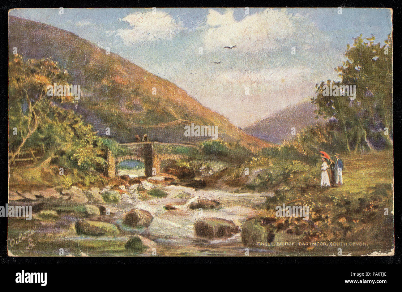 647 pont Fingle, Dartmoor, dans le sud du Devon (NPAR) 439259 Banque D'Images