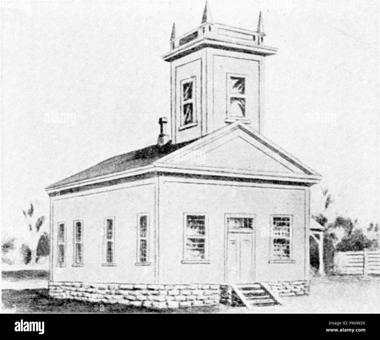 650 Première église dans l'Oregon, de Gaston livre Banque D'Images