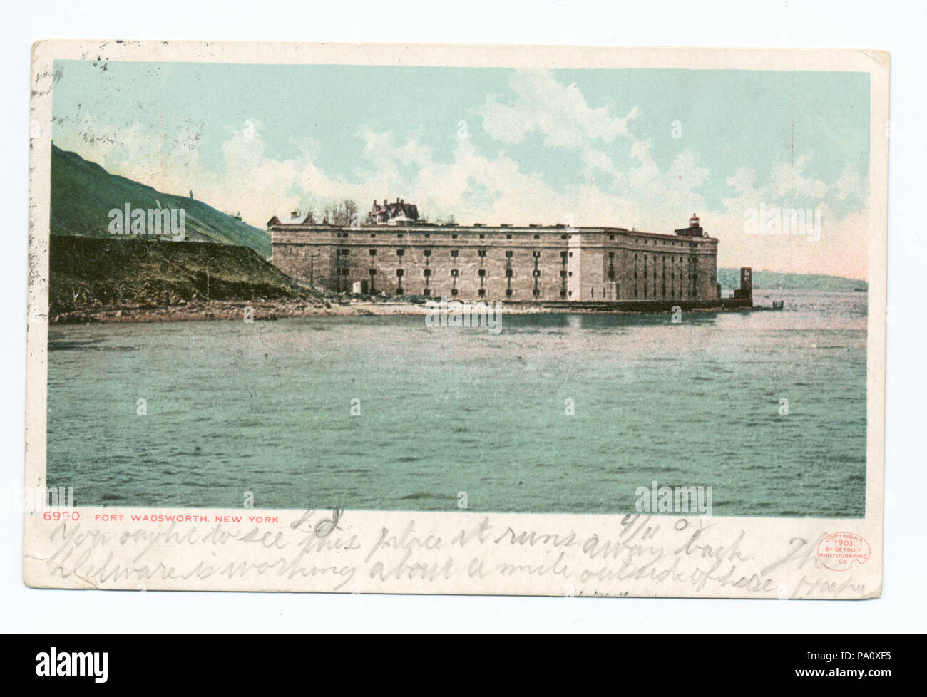 663 Fort Wadsworth, Staten Island, New York, N. Y (NYPL b12647398-63170) Banque D'Images