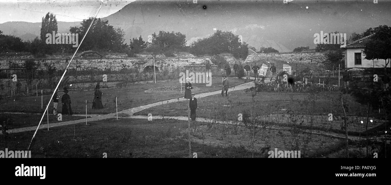 Jardin 688, ruines Fortepan 14456 Banque D'Images