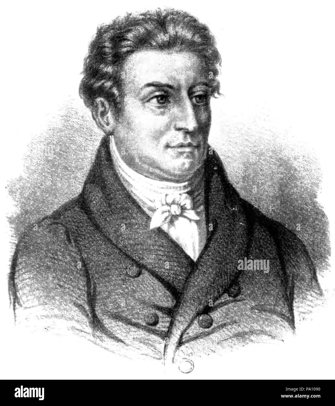 Frontispice 680 - Johann Gottlieb Fichte Banque D'Images Frontispice 680 - Johann Gottlieb Fichte Banque D'Images