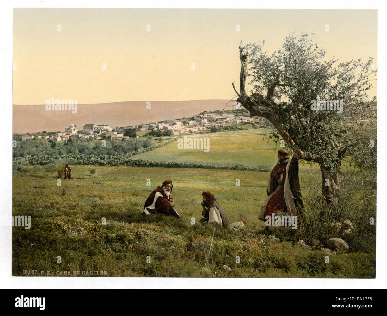 700 Vue générale, de Cana en Galilée, terre sainte-RCAC2002724974 Banque D'Images