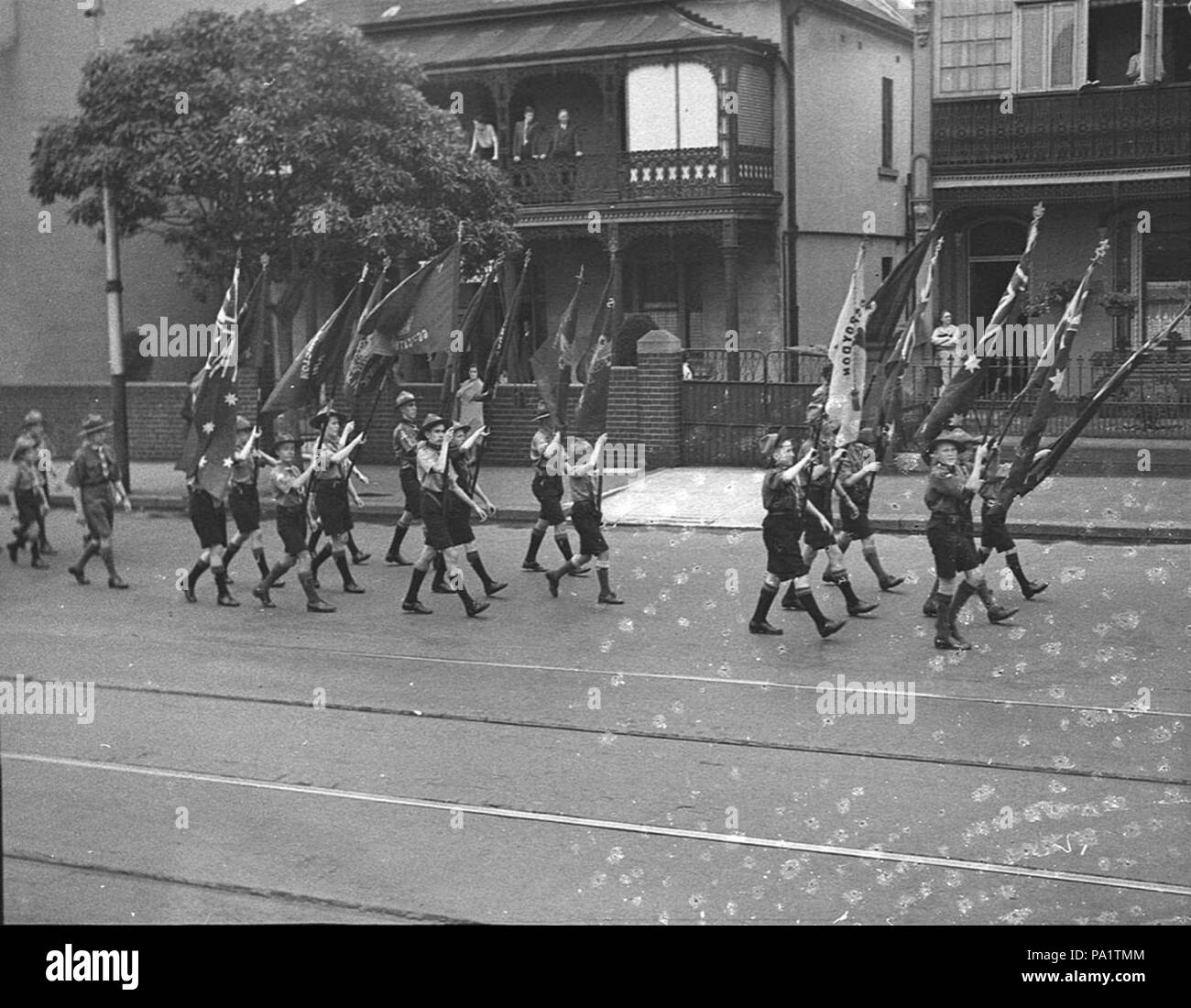 248 SLNSW 24648 St Patricks Day pageant Banque D'Images