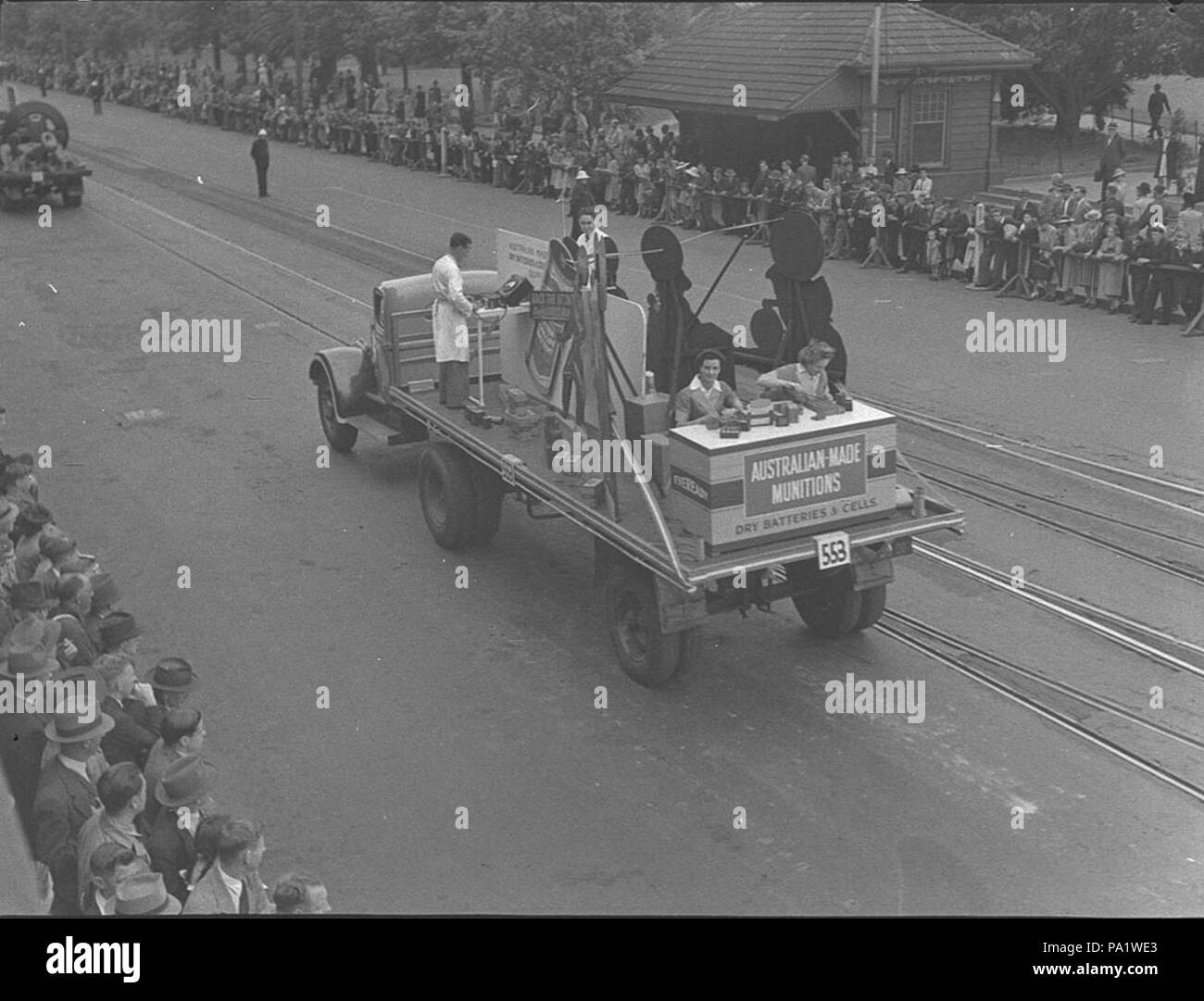 254 29693 SLNSW procession Munitions AWA Banque D'Images